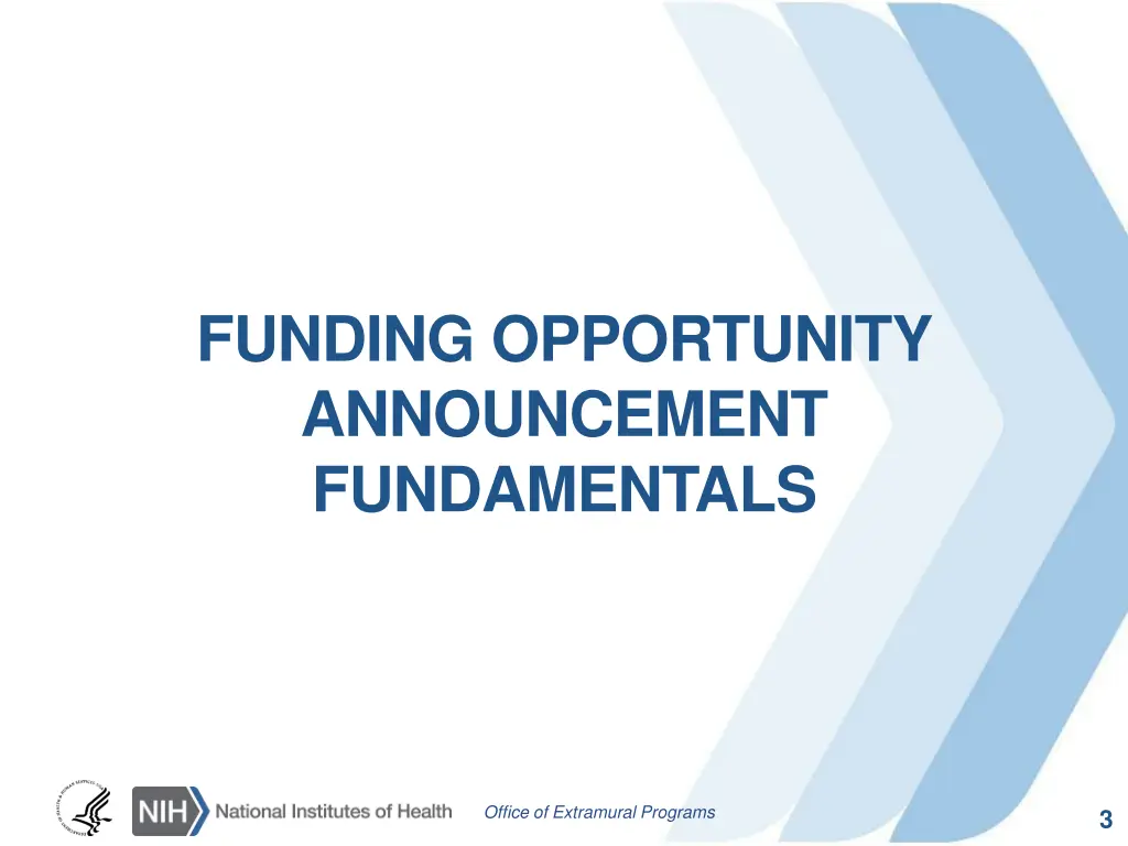 funding opportunity announcement fundamentals