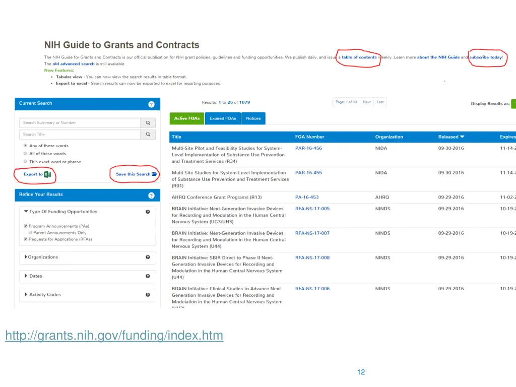 http grants nih gov funding index htm
