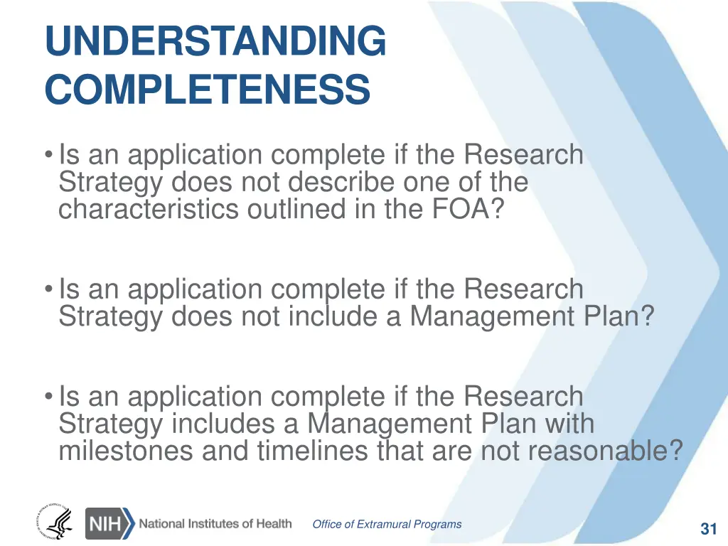 understanding completeness 1
