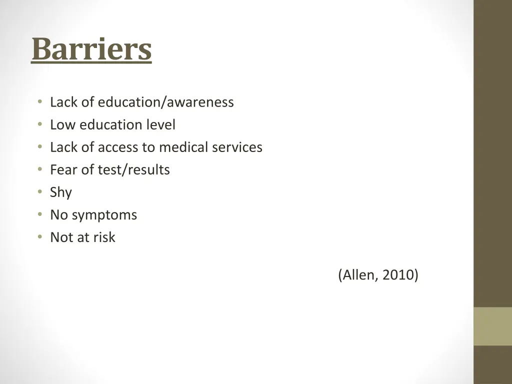 barriers