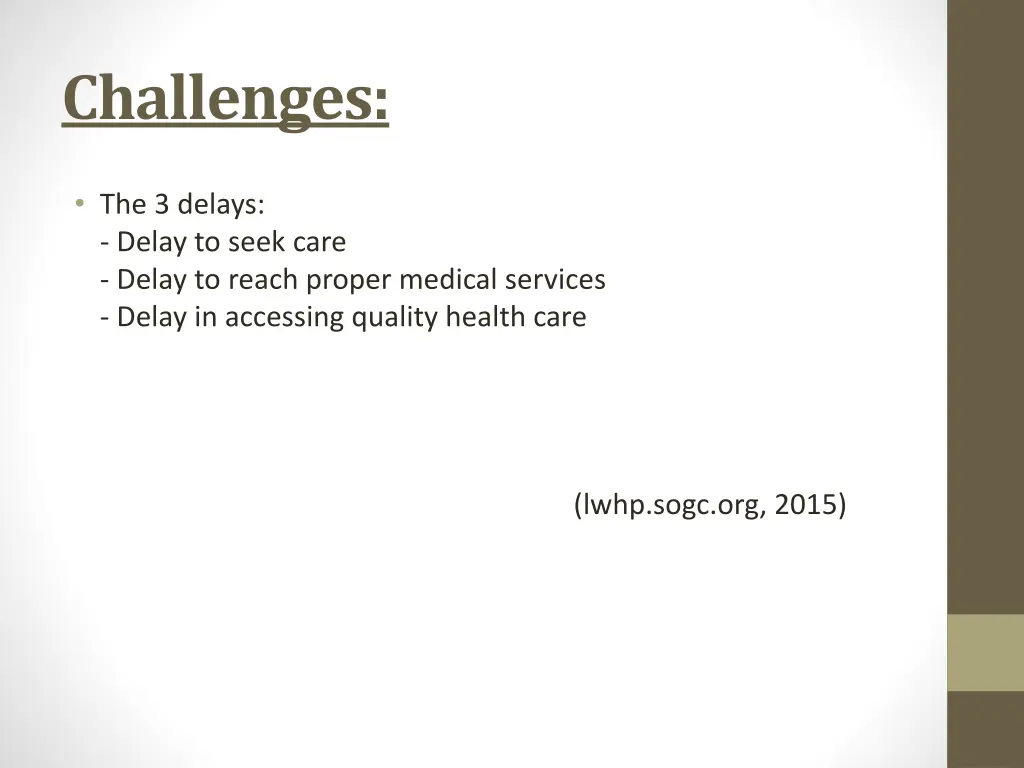 challenges