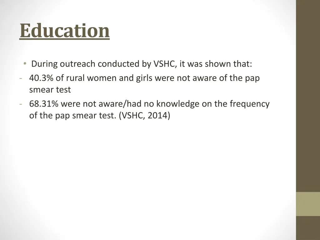 education