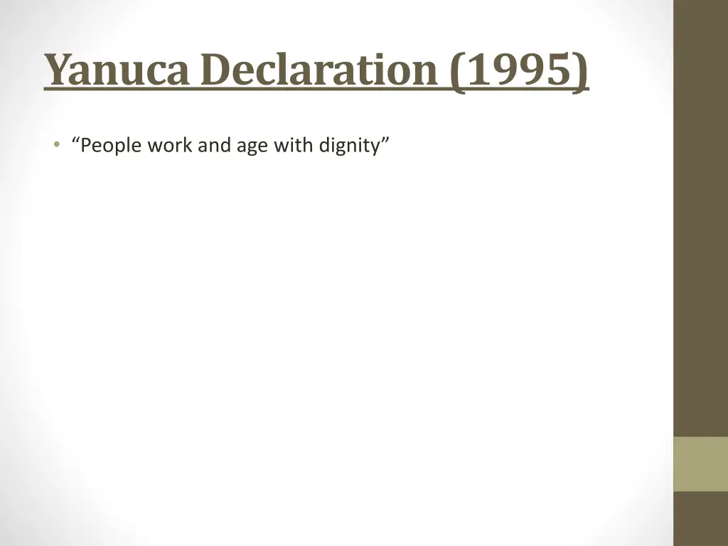 yanuca declaration 1995