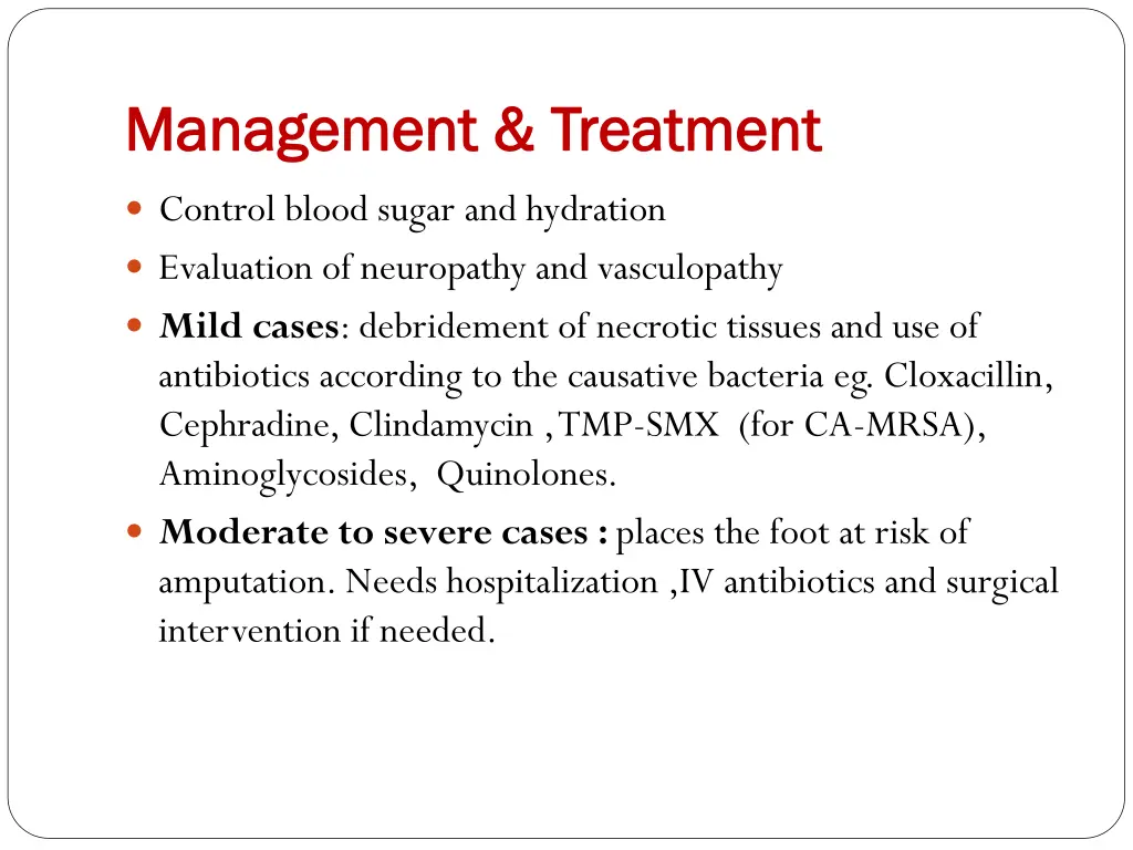 management treatment management treatment