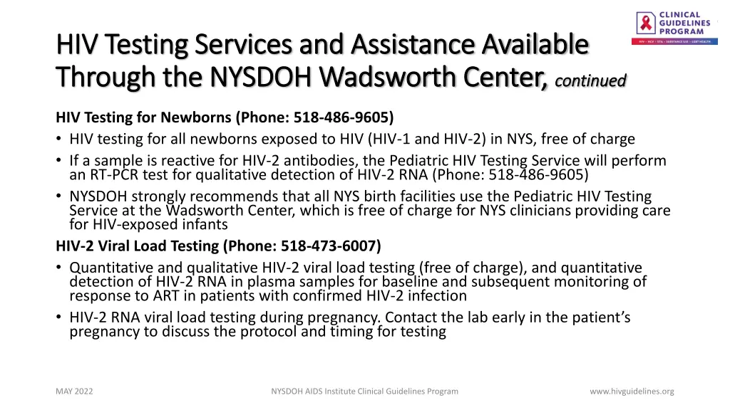 hiv testing services and assistance available 1