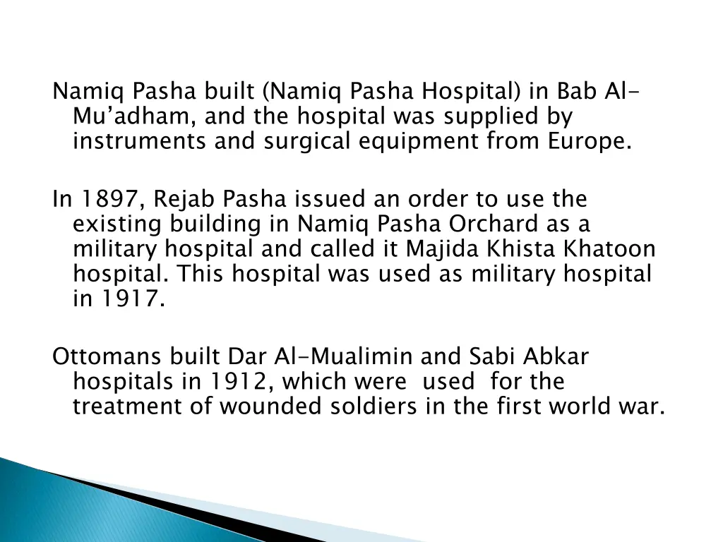 namiq pasha built namiq pasha hospital