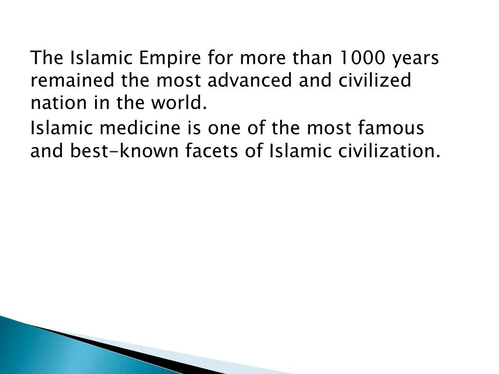 the islamic empire for more than 1000 years