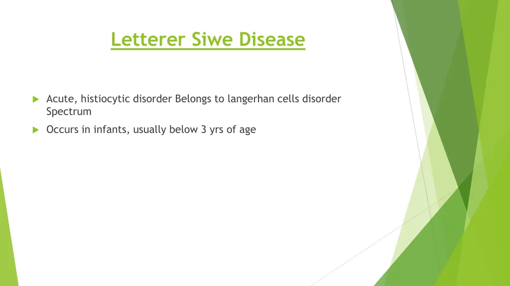 letterer siwe disease
