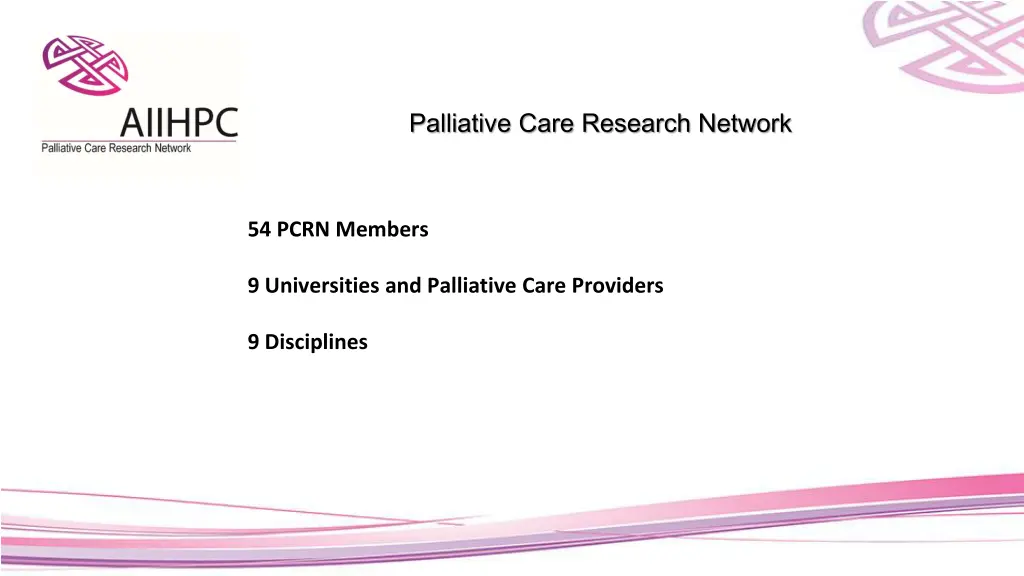palliative care research network