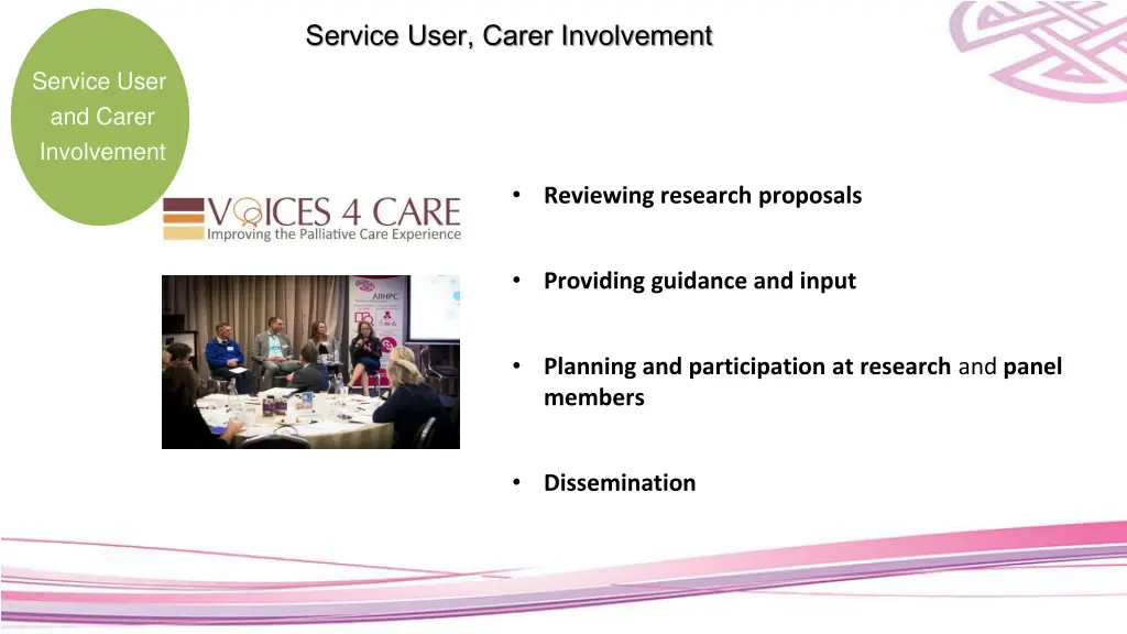 service user carer involvement