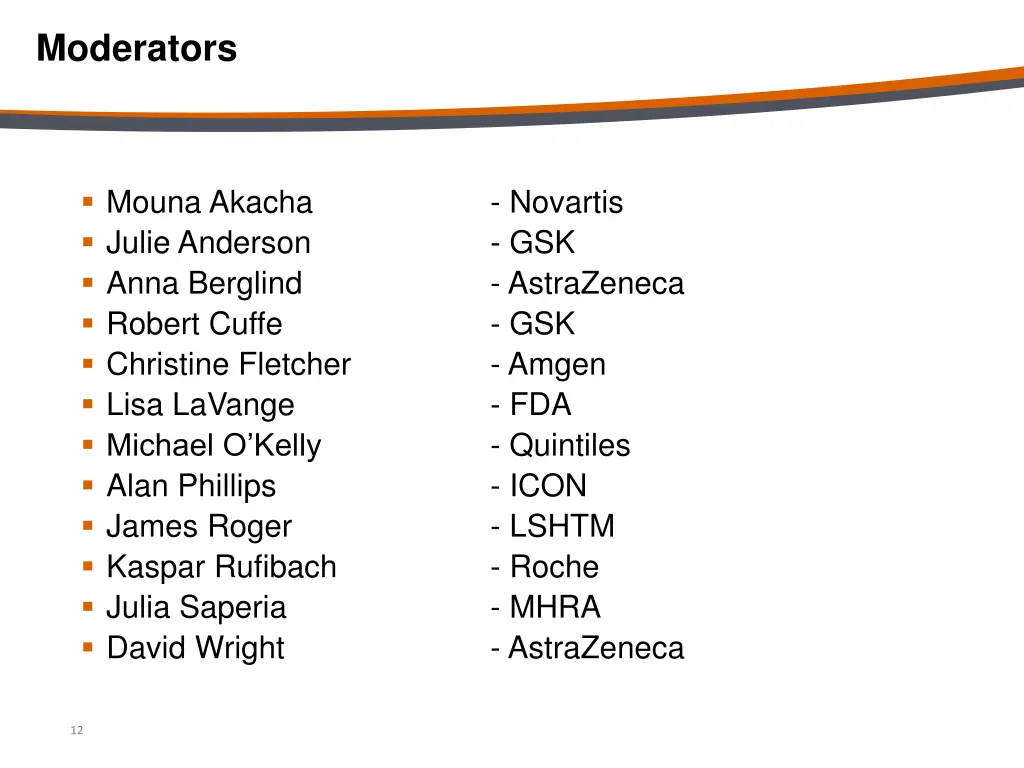moderators