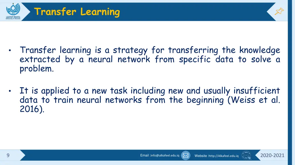 transfer learning