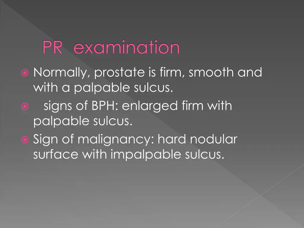 pr examination