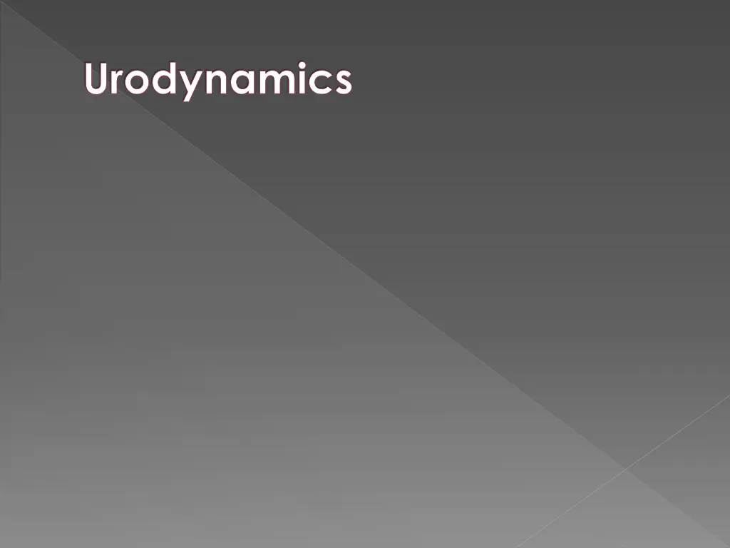 urodynamics