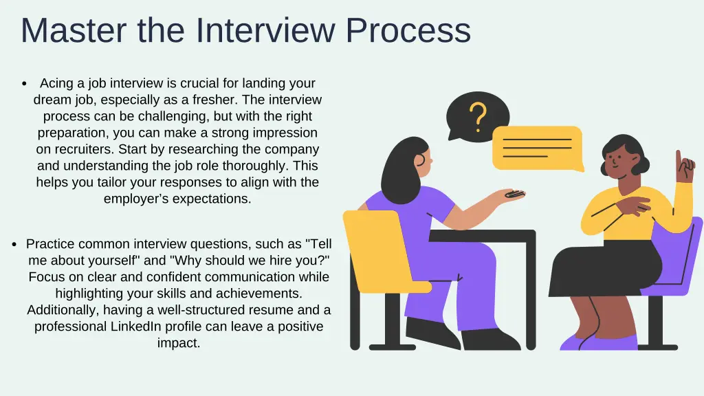 master the interview process