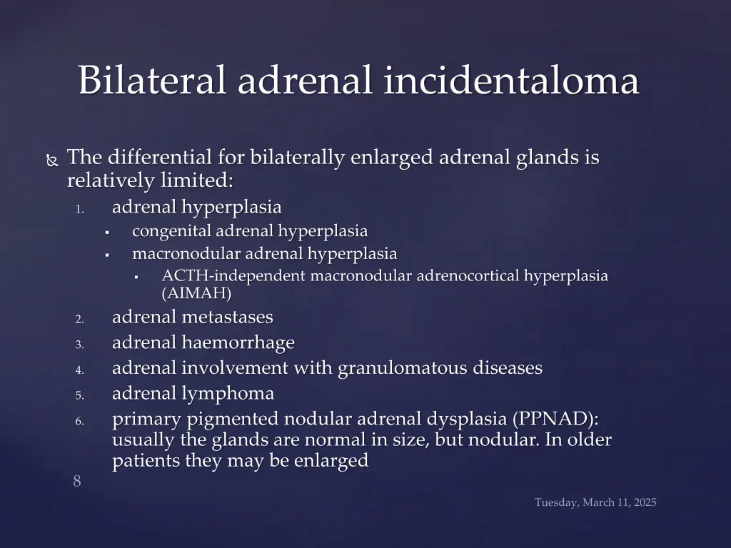 bilateral adrenal incidentaloma 1