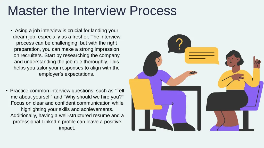 master the interview process