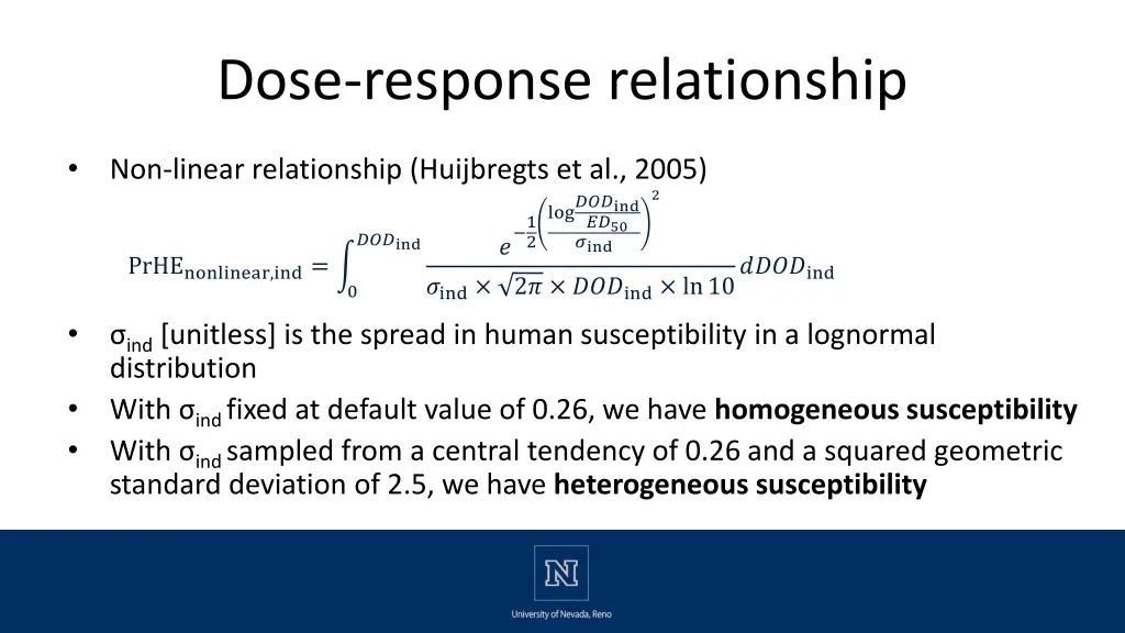 dose response relationship 2