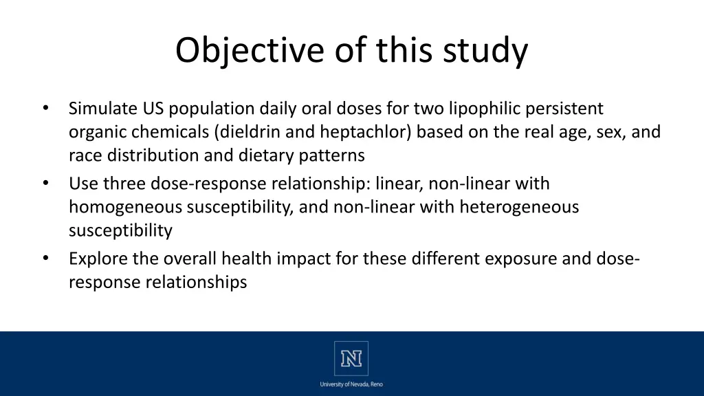 objective of this study
