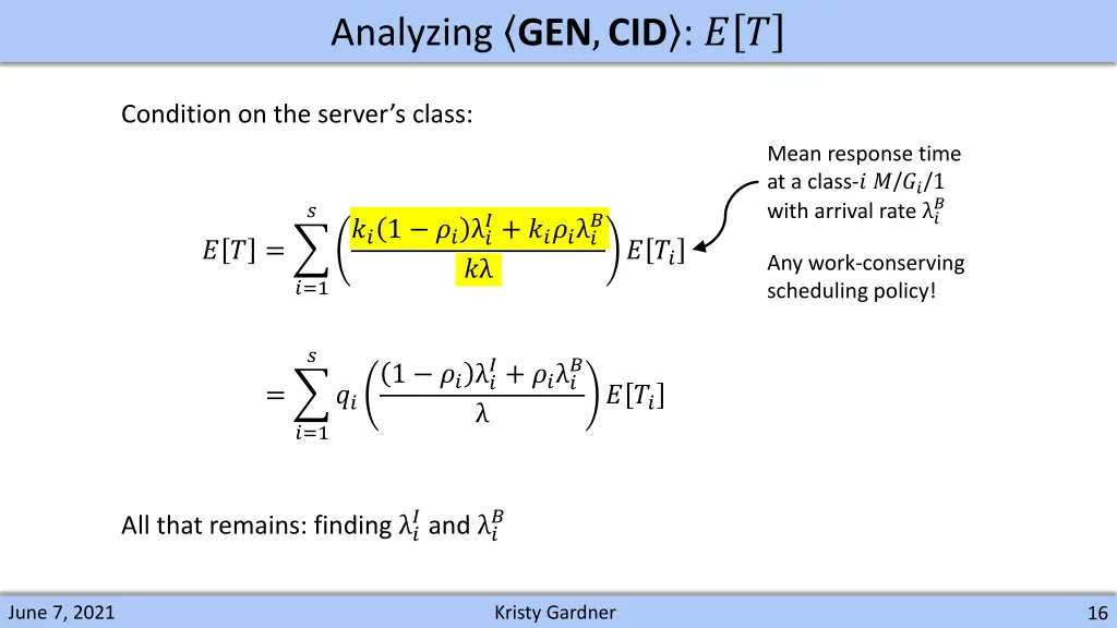 analyzing gen cid