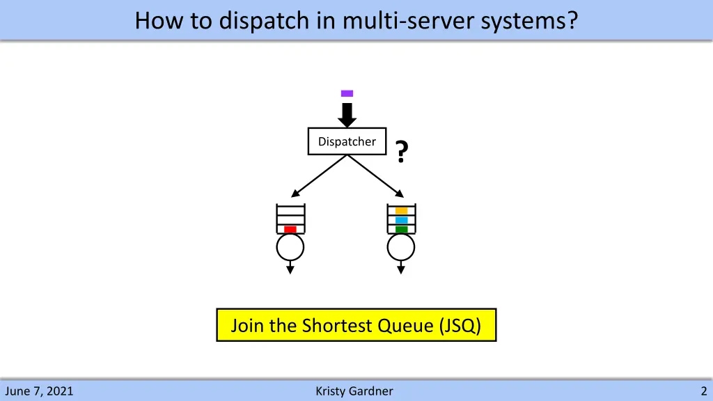 how to dispatch in multi server systems