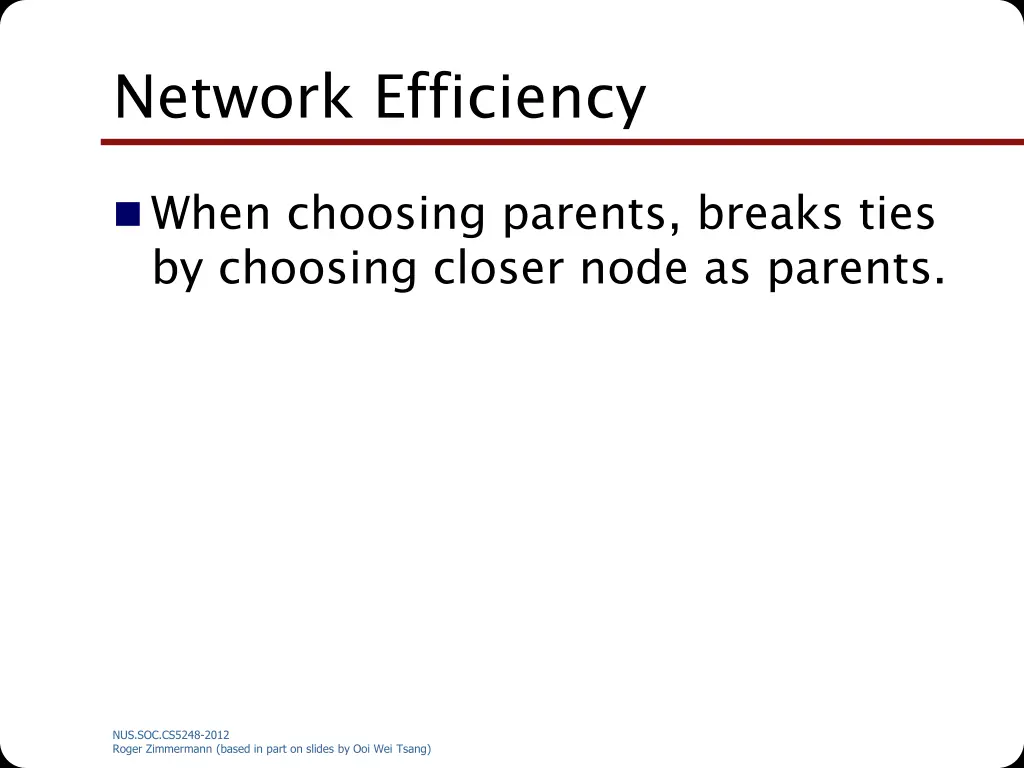 network efficiency