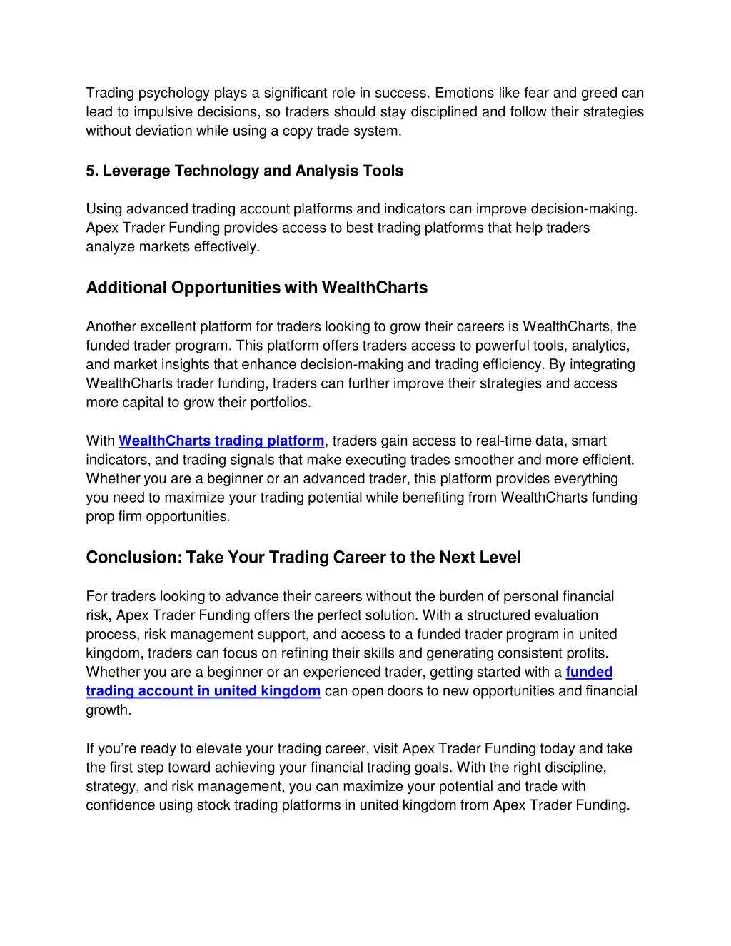 trading psychology plays a significant role