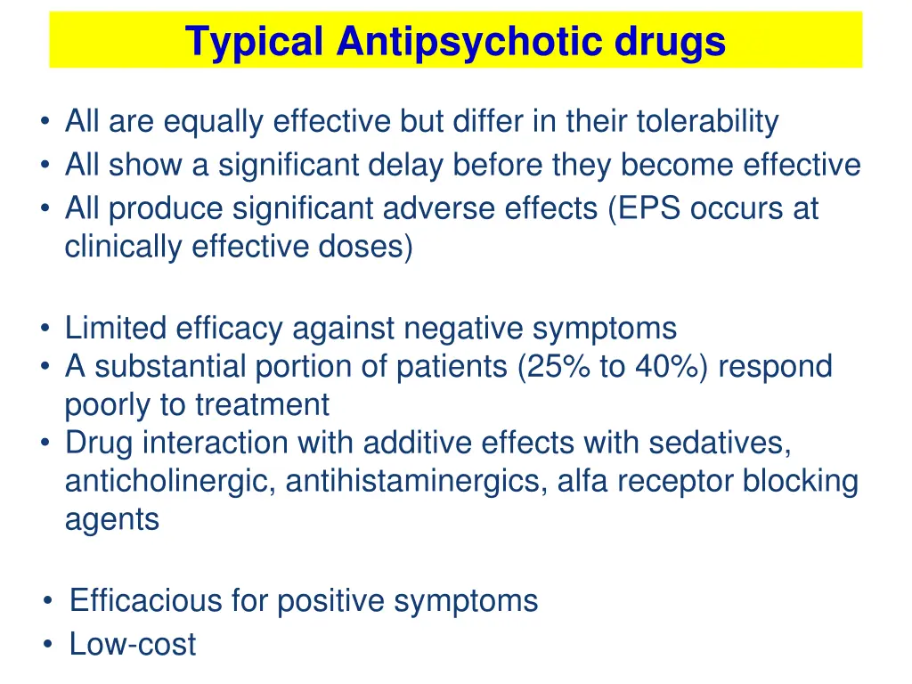 typical antipsychotic drugs