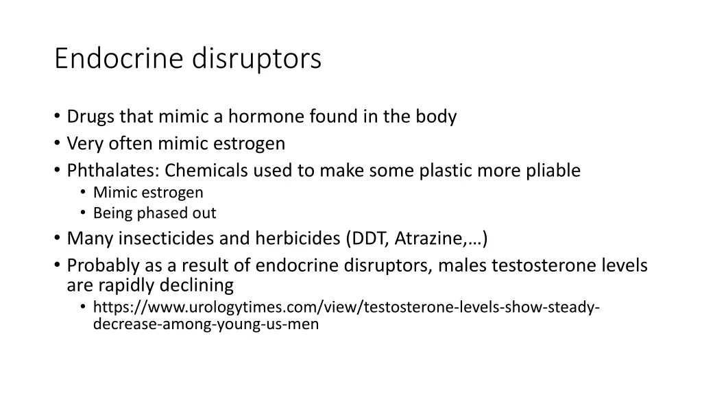 endocrine disruptors