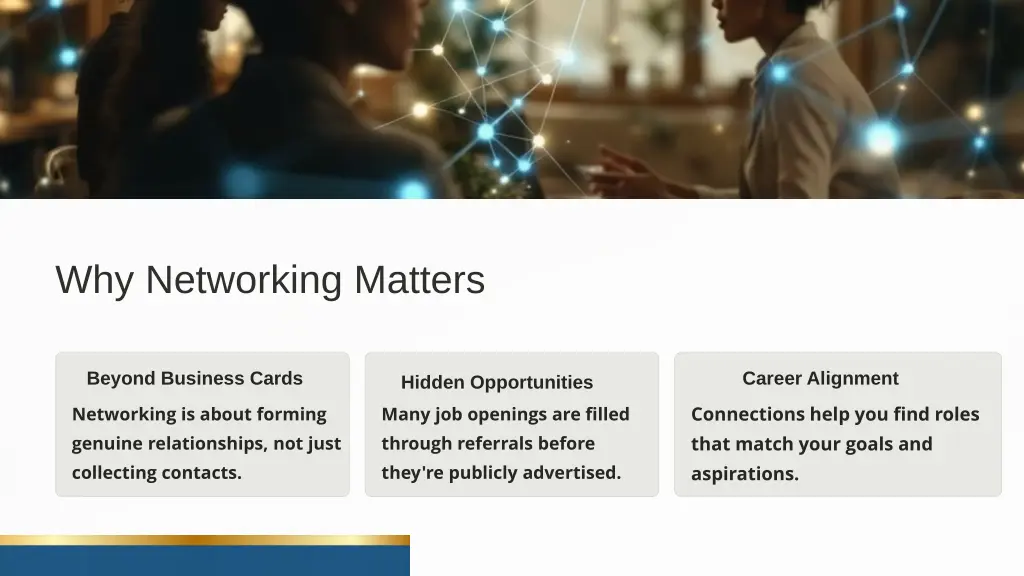 why networking matters