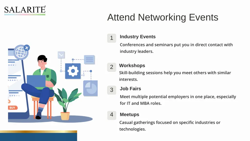 attend networking events