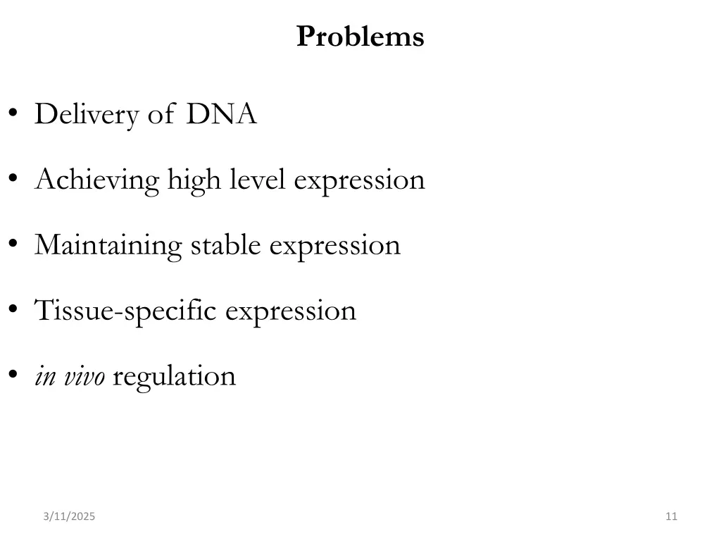problems