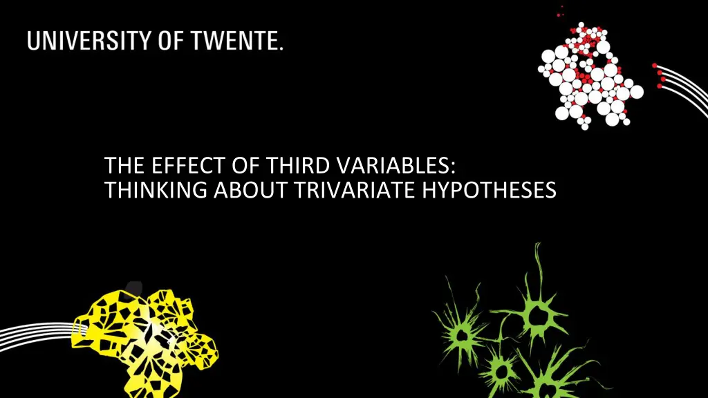 the effect of third variables thinking about 1