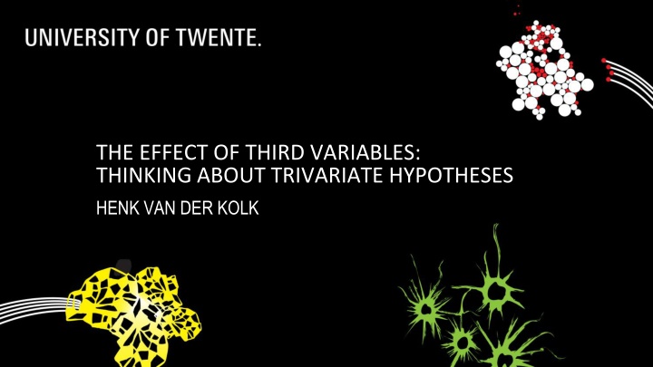 the effect of third variables thinking about