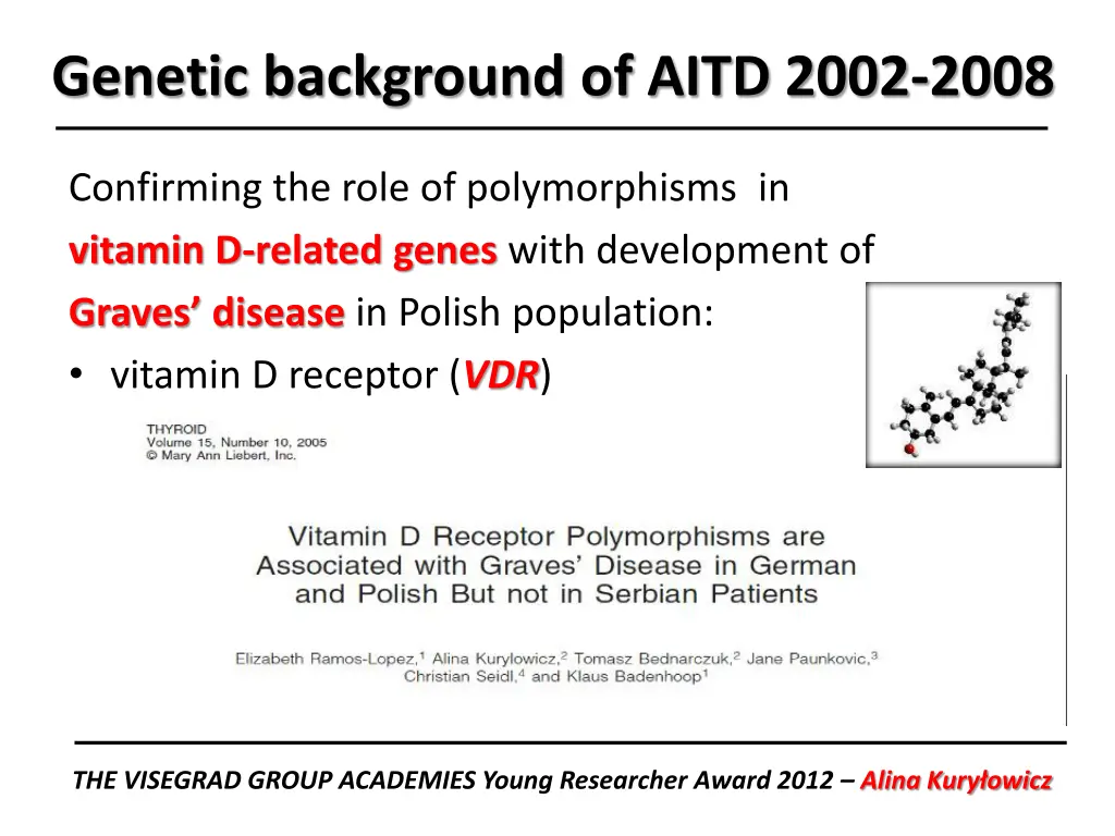 genetic background of aitd 2002 2008 2