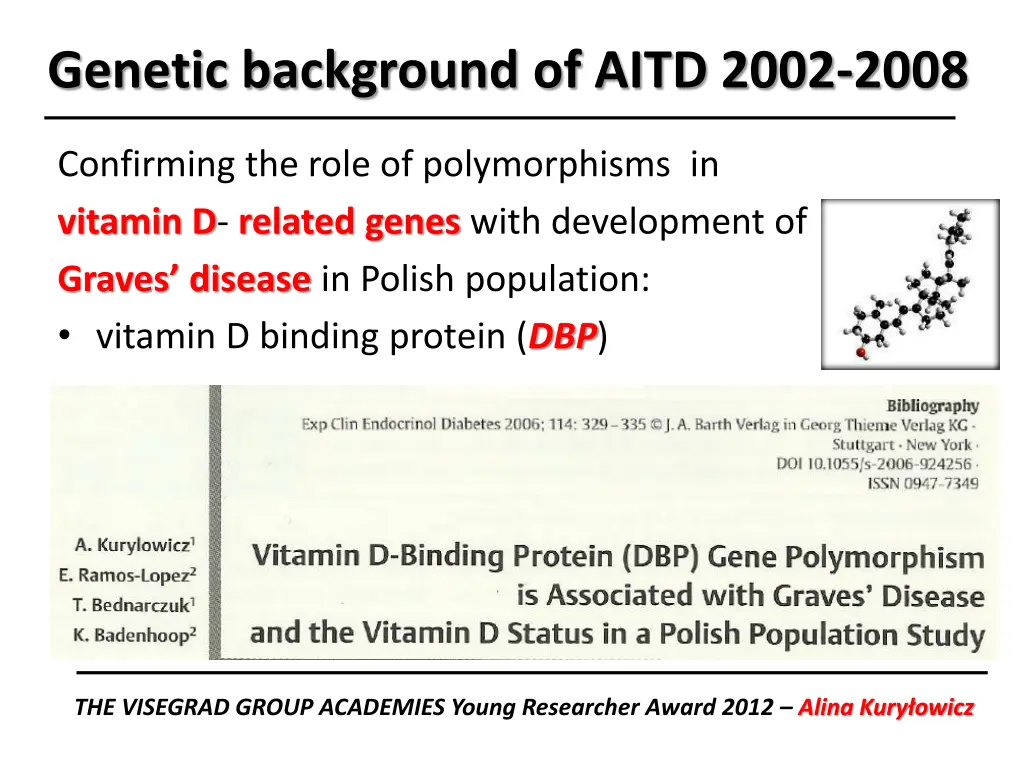 genetic background of aitd 2002 2008 3