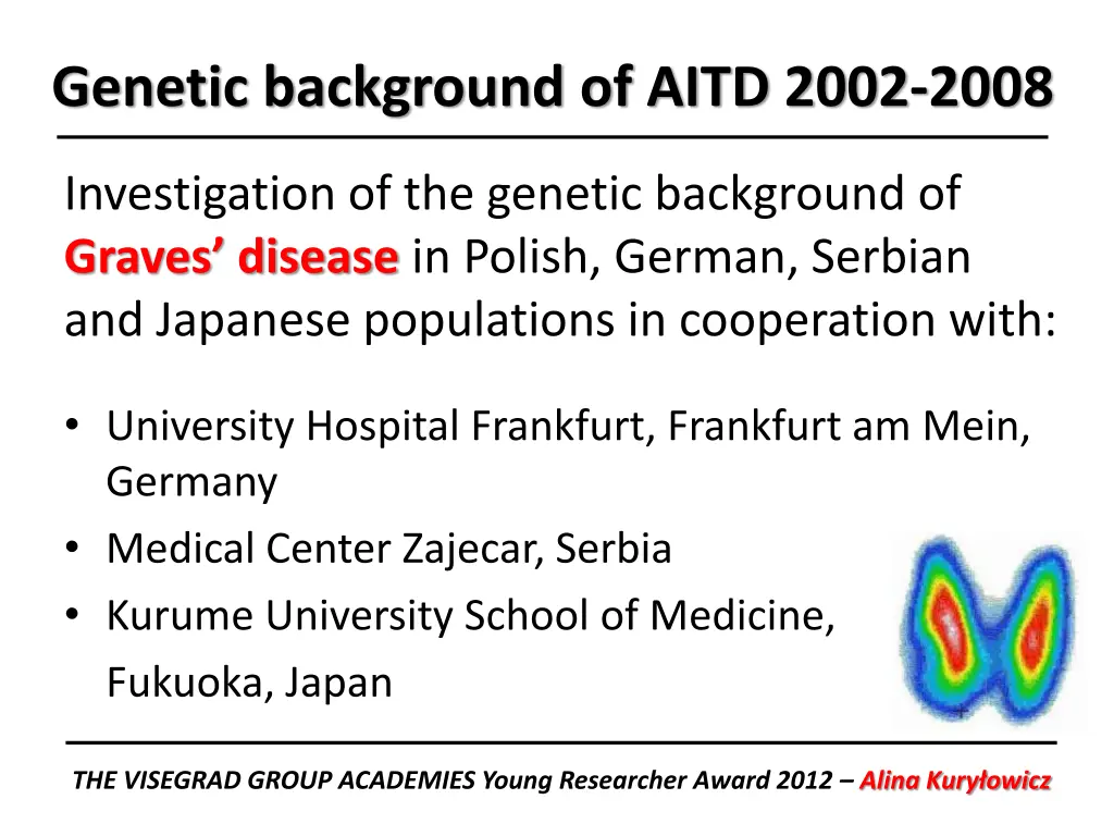 genetic background of aitd 2002 2008