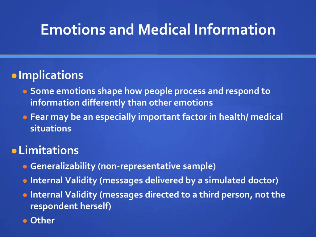emotions and medical information 4