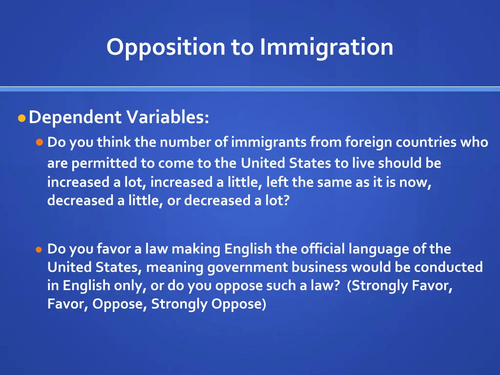 opposition to immigration 2
