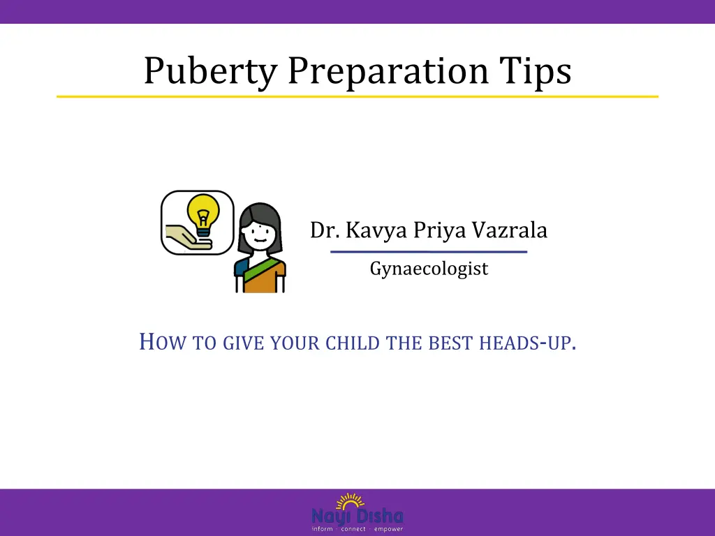 puberty preparation tips