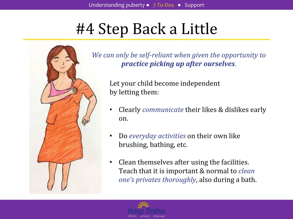understanding puberty 7 to dos support 6