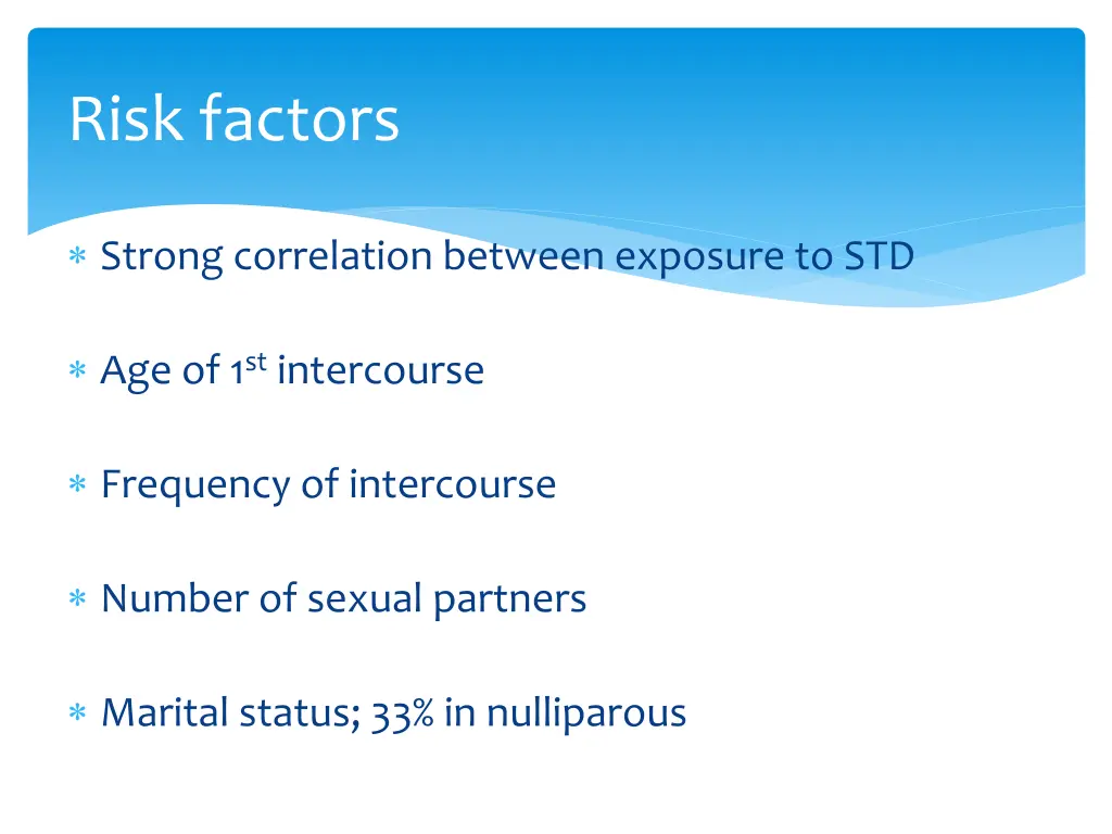 risk factors