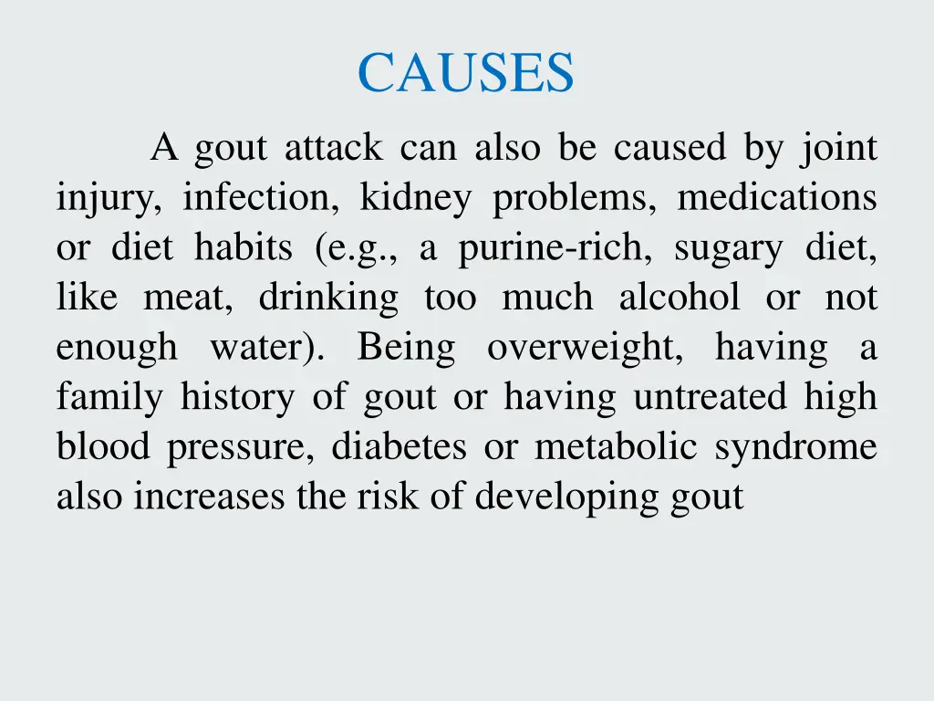 causes