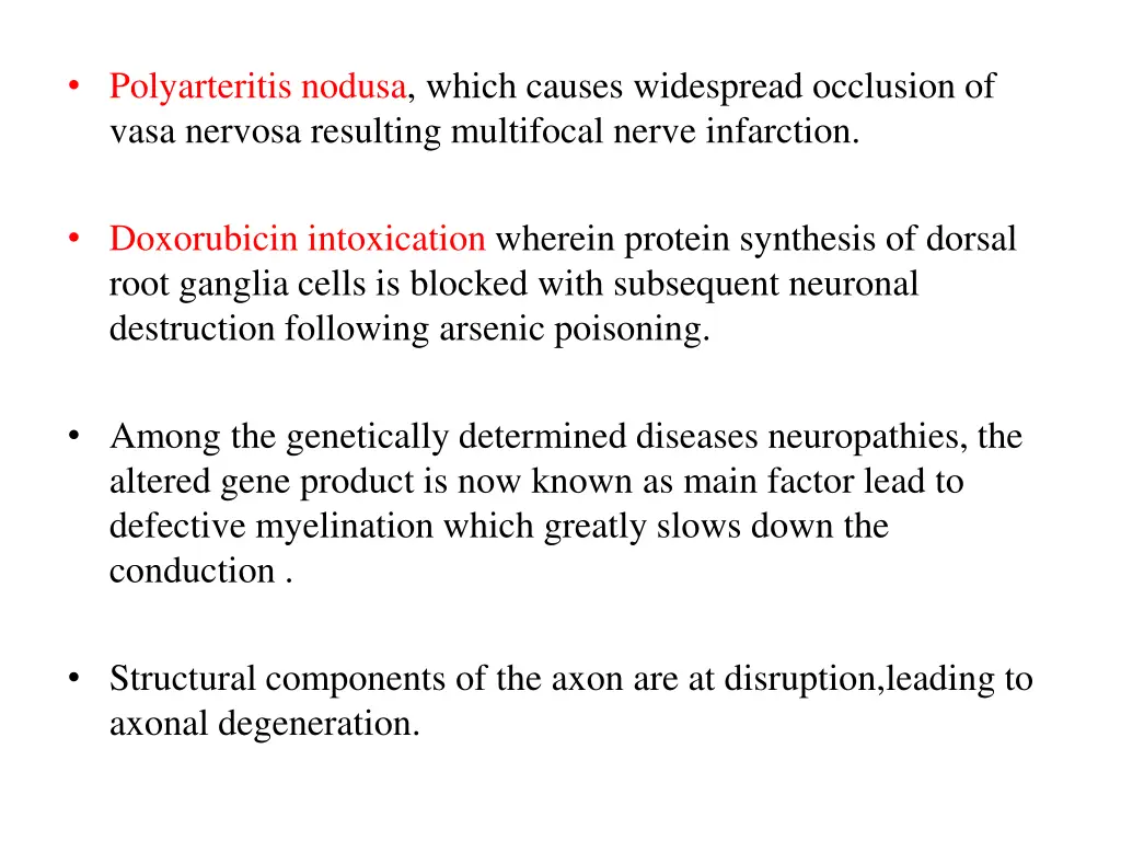 polyarteritis nodusa which causes widespread