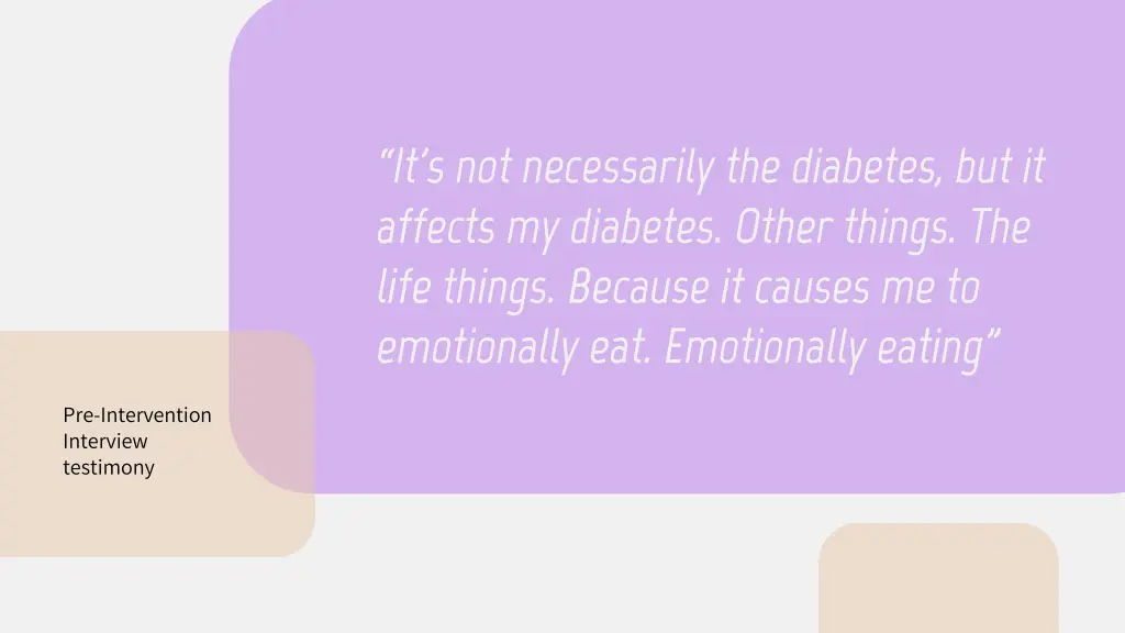 it s not necessarily the diabetes but it affects