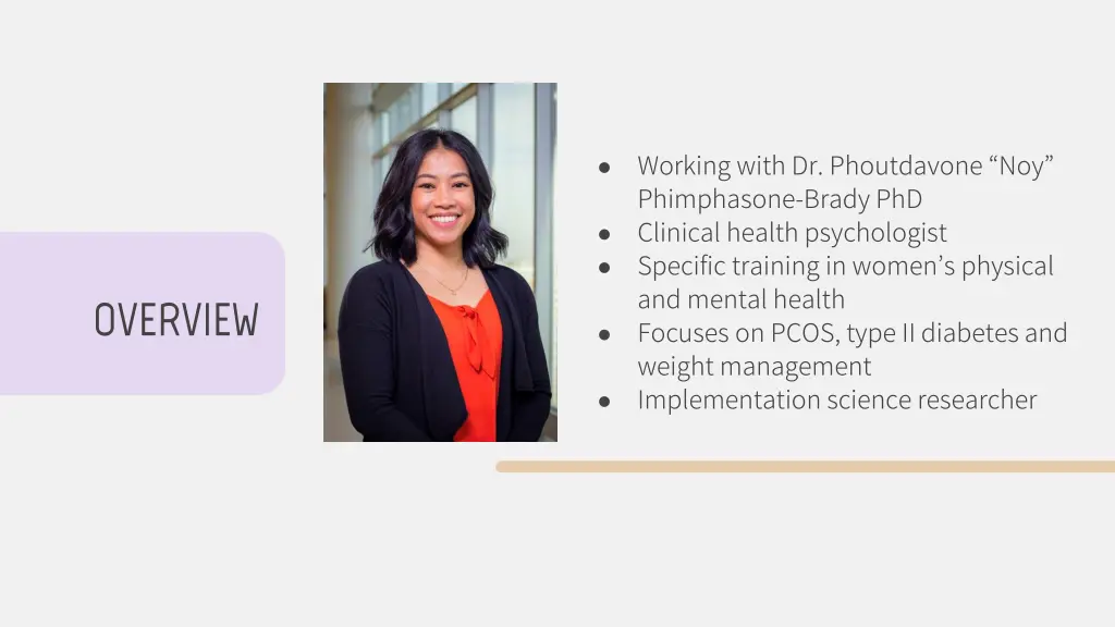 working with dr phoutdavone noy phimphasone brady