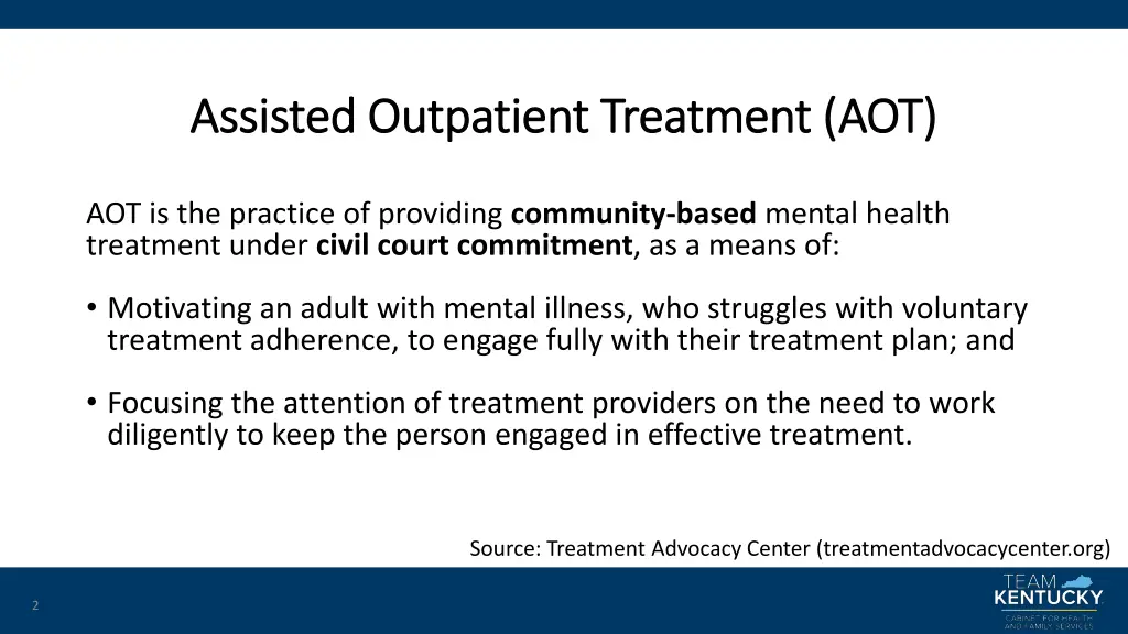 assisted outpatient treatment aot assisted