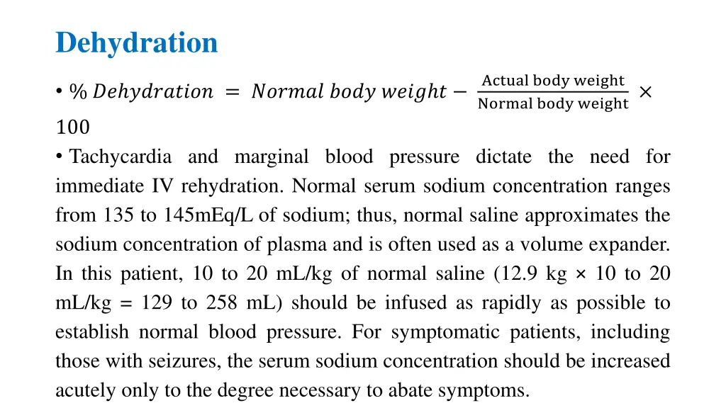 dehydration 1