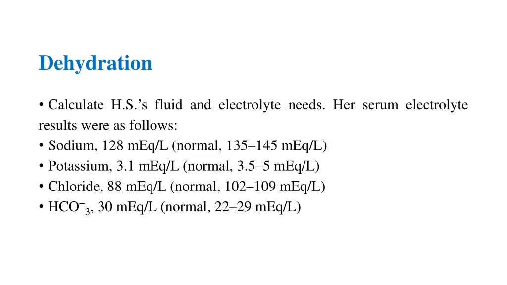 dehydration 2