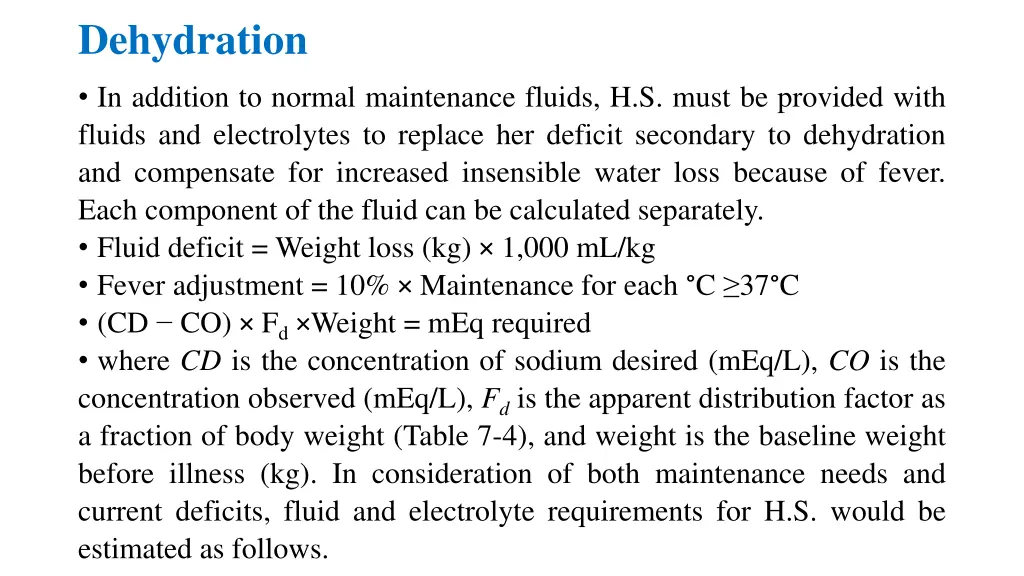dehydration 3